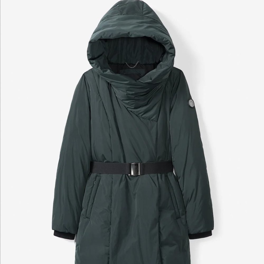 Noize Venice Mid Length Parka-color Spruce